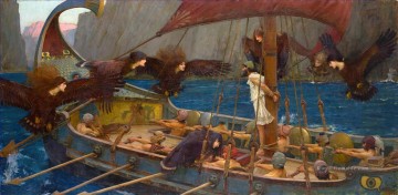 Ulysses und die SirensA Artus weibliche John William Waterhouse Ölgemälde